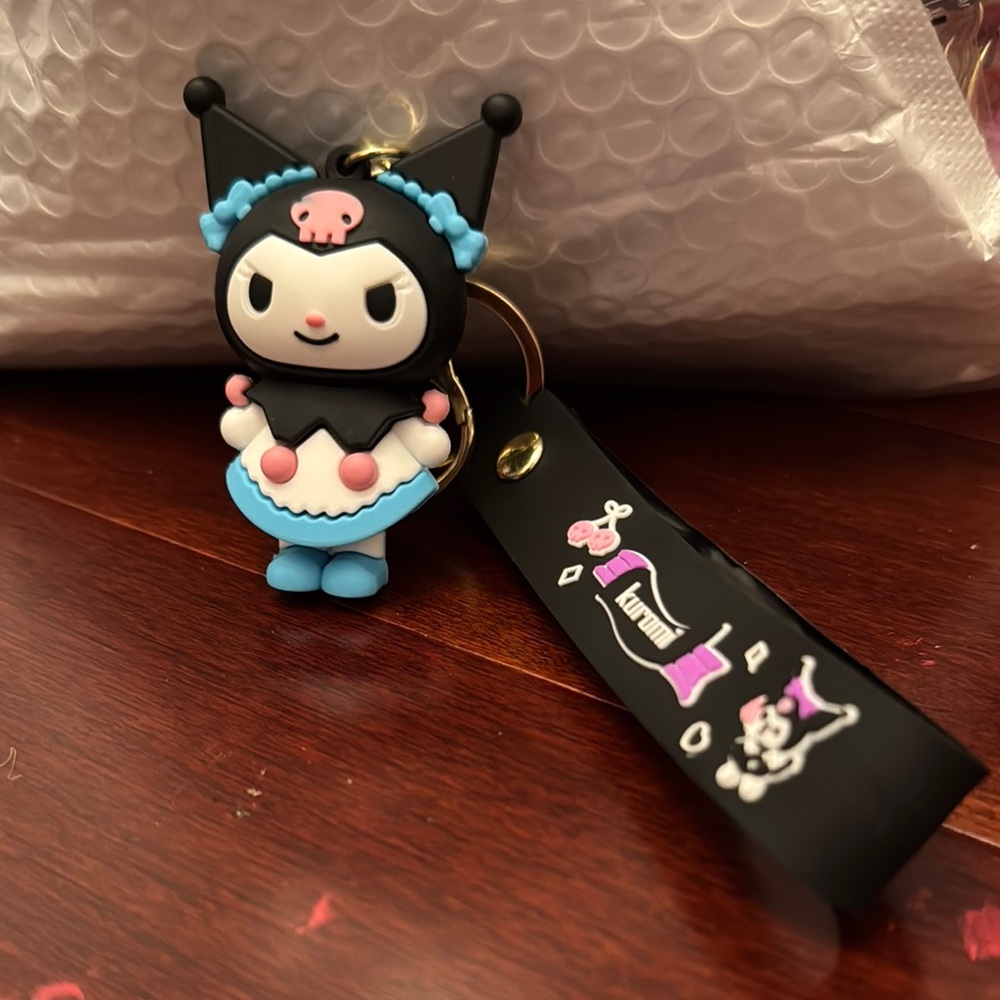 Kuromi My Melodie Keychain BOOKBAG ☺️